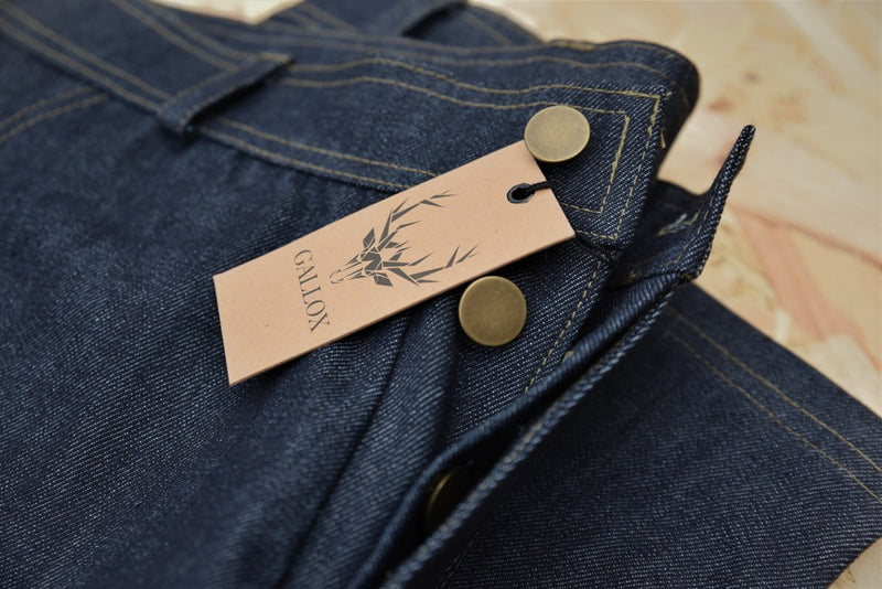 PORLOCK WORK JEANS IN COTTON AND RECYCLED POLYESTER MIX
